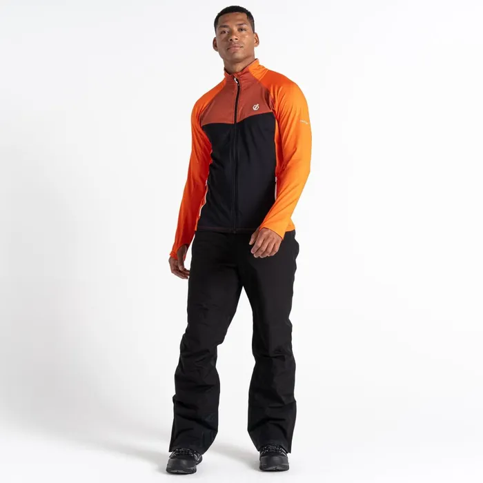 Dare 2b Mid Layers Substratum Full Zip Core Stretch Midlayer Puffins Orange Black 8211 Men