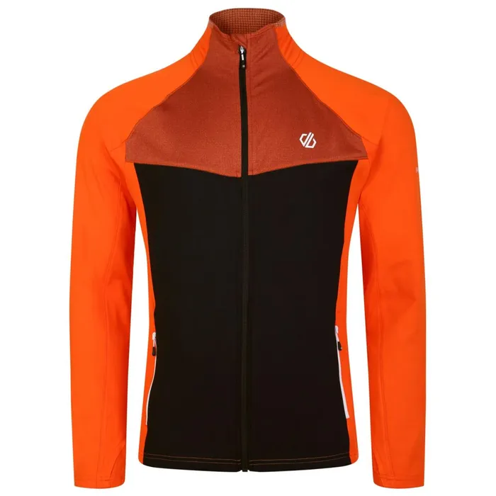 Dare 2b Mid Layers Substratum Full Zip Core Stretch Midlayer Puffins Orange Black 8211 Men