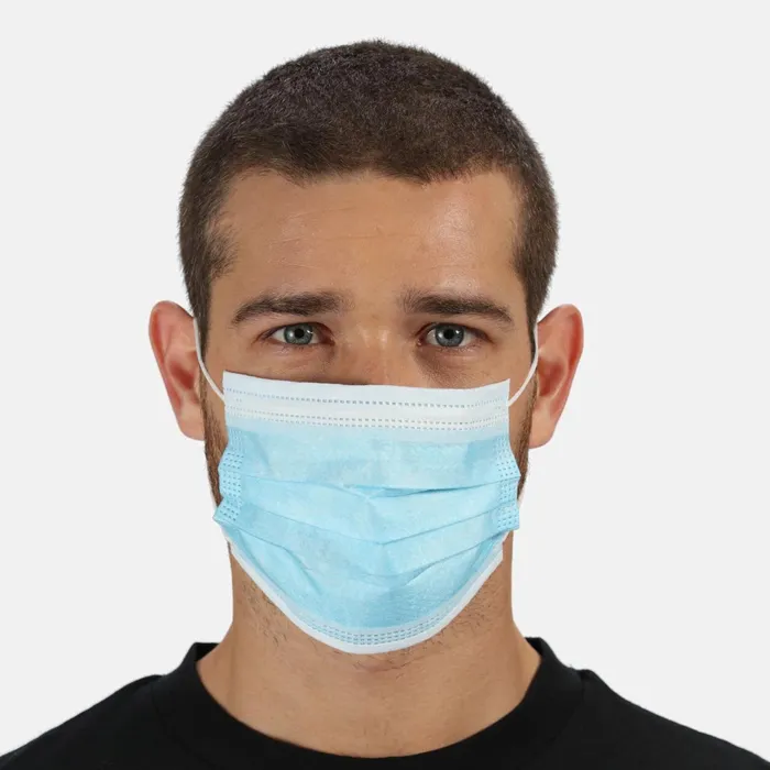 Dare 2b Neck Warmers and Gaiters Disposable Medical En14683 Type I Face Mask 10 Pack Blue 8211 Men