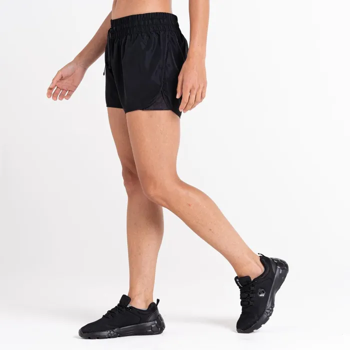 Dare 2b Shorts Sprint Up 2In1 Shorts Black Flow Leaf Print 8211 Women