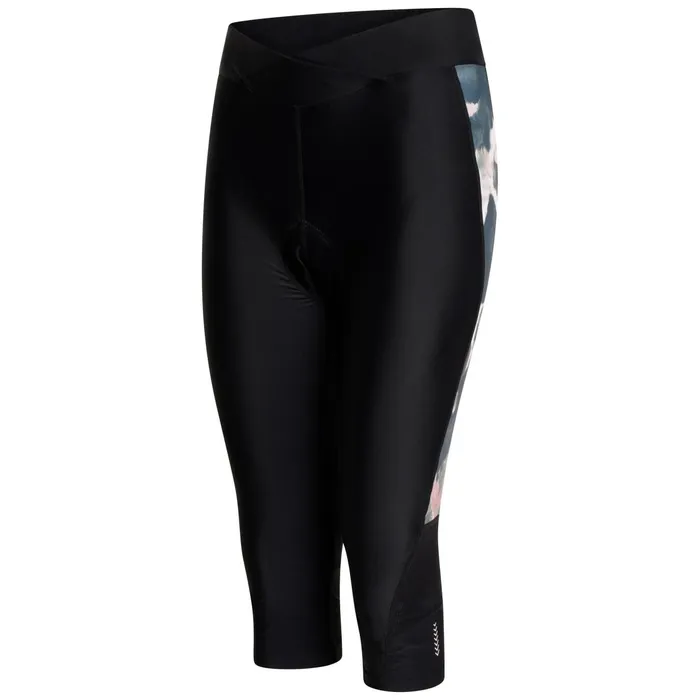 Dare 2b Shorts Worldly Gel Cycling Capri Black Dusky Rose 8211 Women