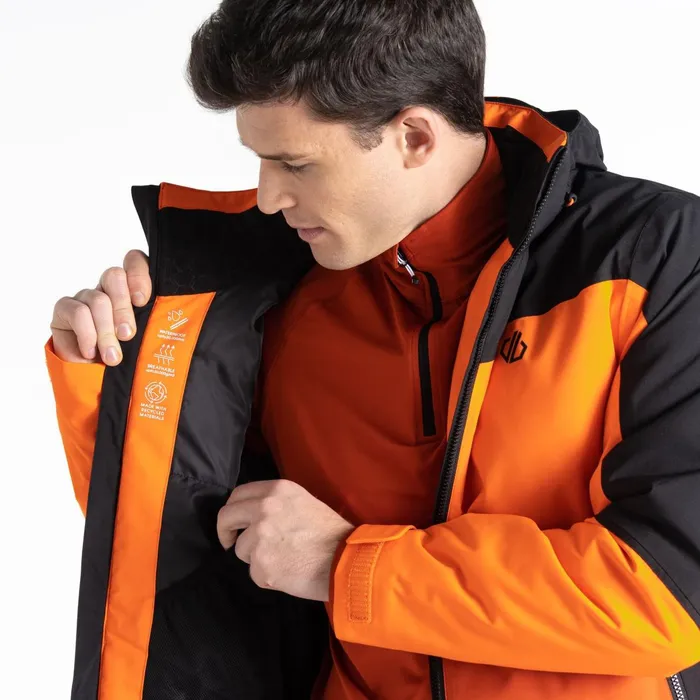 Dare 2b Ski Jackets Eagle Ski Jacket Brown Orange 8211 Men