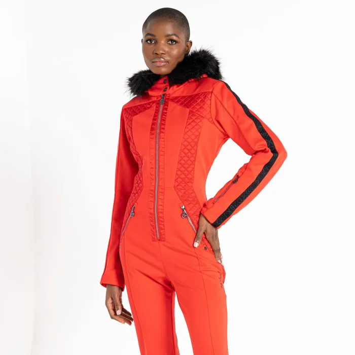 Dare 2b Ski Jackets Julien Macdonald 8211 Supremacy Snowsuit Volcanic Red 8211 Women