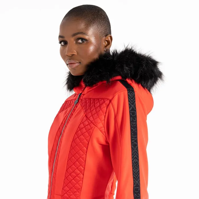 Dare 2b Ski Jackets Julien Macdonald 8211 Supremacy Snowsuit Volcanic Red 8211 Women