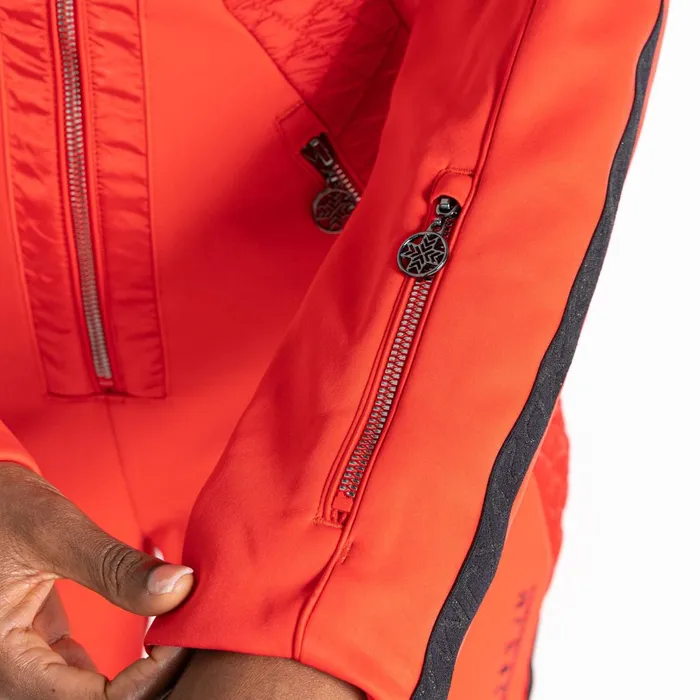Dare 2b Ski Jackets Julien Macdonald 8211 Supremacy Snowsuit Volcanic Red 8211 Women