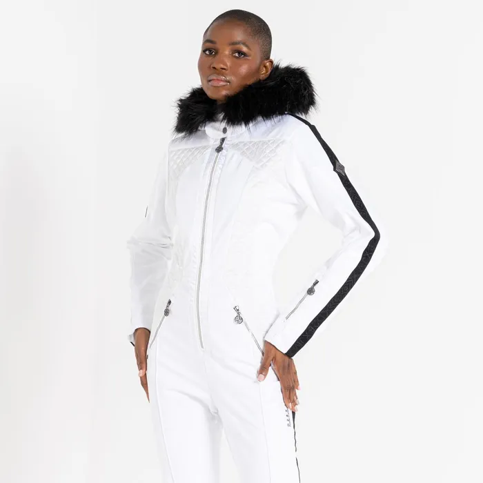 Dare 2b Ski Jackets Julien Macdonald 8211 Supremacy Snowsuit White 8211 Women