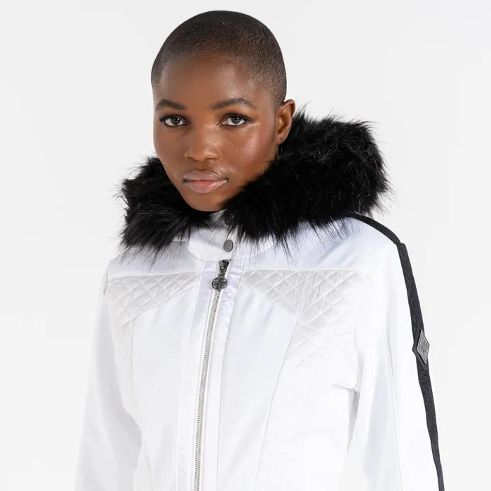 Dare 2b Ski Jackets Julien Macdonald 8211 Supremacy Snowsuit White 8211 Women