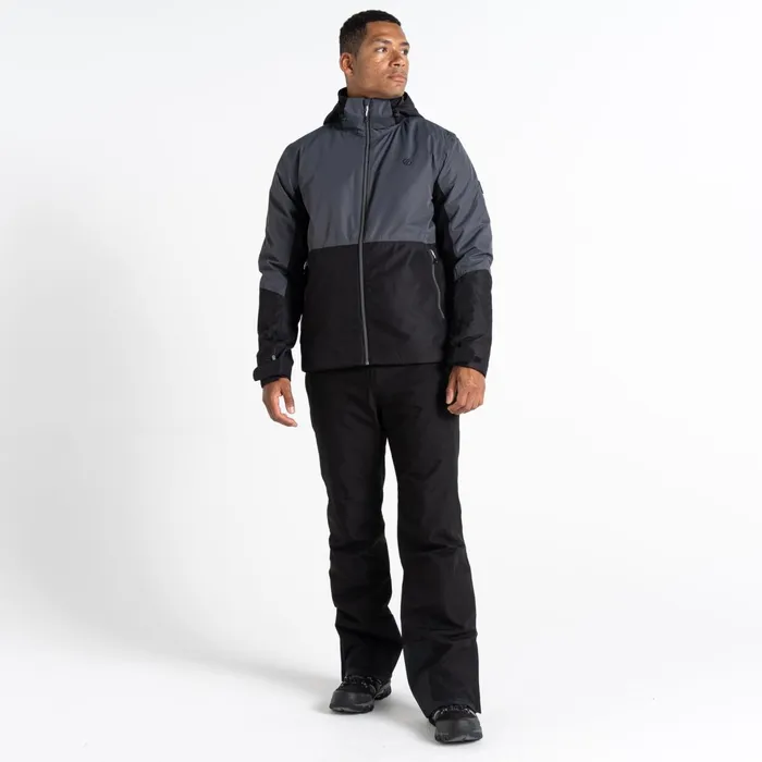 Dare 2b Ski Jackets Precision Ski Jacket Black Ebony Grey 8211 Men