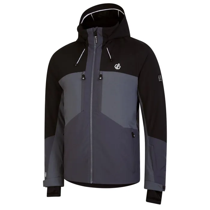 Dare 2b Ski Jackets Slopeside Ski Jacket Black Grey 8211 Men