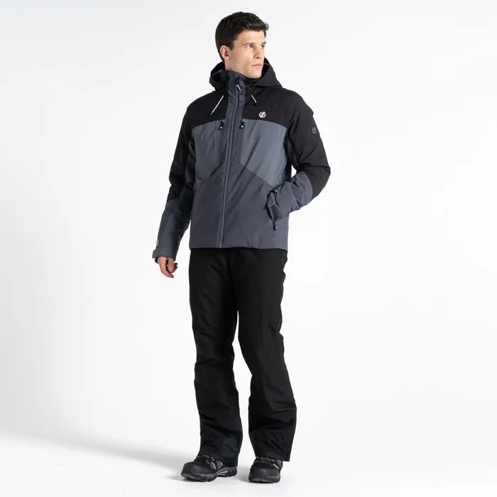 Dare 2b Ski Jackets Slopeside Ski Jacket Black Grey 8211 Men