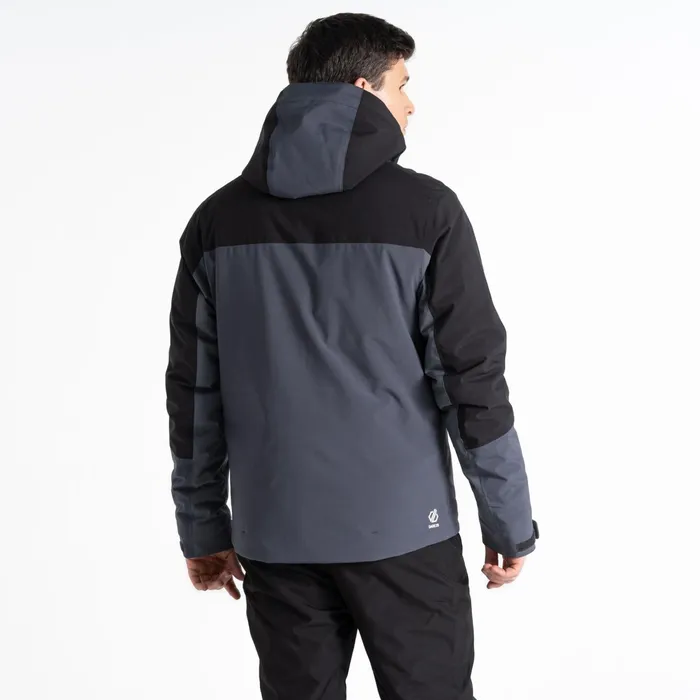 Dare 2b Ski Jackets Slopeside Ski Jacket Black Grey 8211 Men