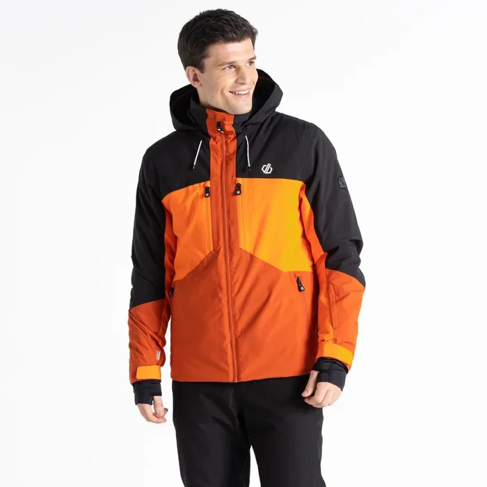 Dare 2b Ski Jackets Slopeside Ski Jacket Puffins Orange Black 8211 Men