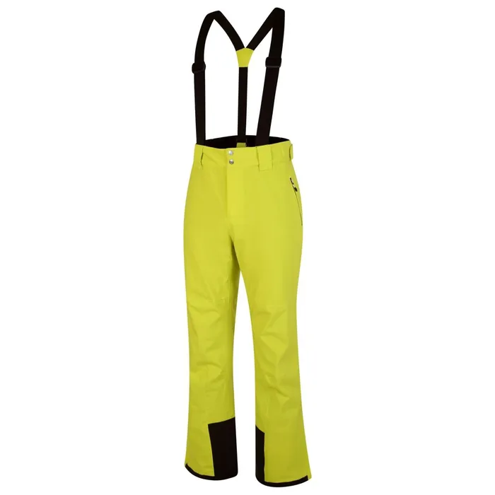 Dare 2b Ski Trousers and Salopettes Achieve Ii Recycled Ski Pants Neon Spring Yellow 8211 Men