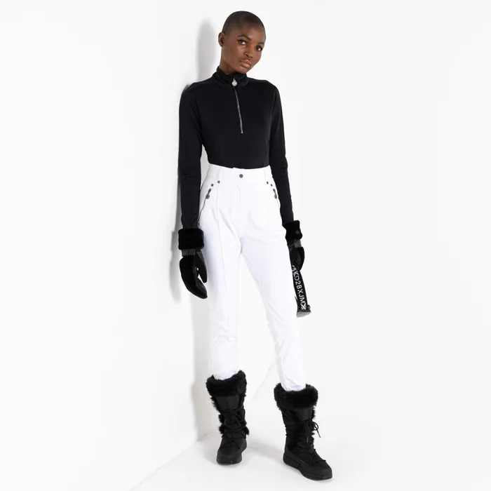 Dare 2b Ski Trousers and Salopettes Julien Macdonald 8211 Regimented Ski Trousers White 8211 Women
