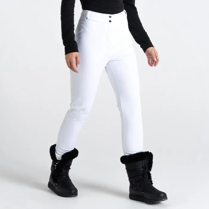 Dare 2b Ski Trousers and Salopettes Sleek Iii Ski Pant White 8211 Women