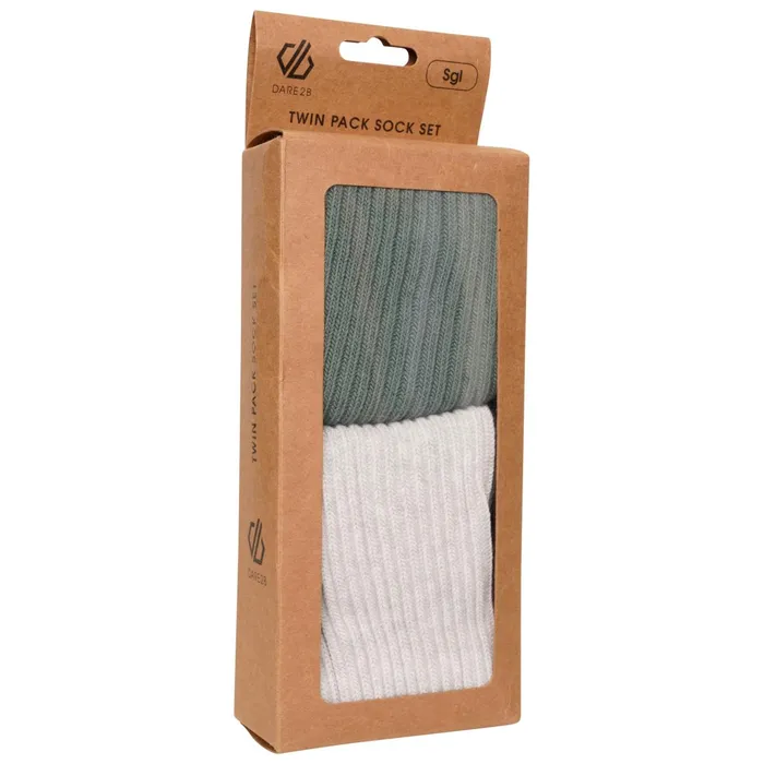 Dare 2b Socks At Ease Socks Set Ash Grey Duck Green 8211 Women