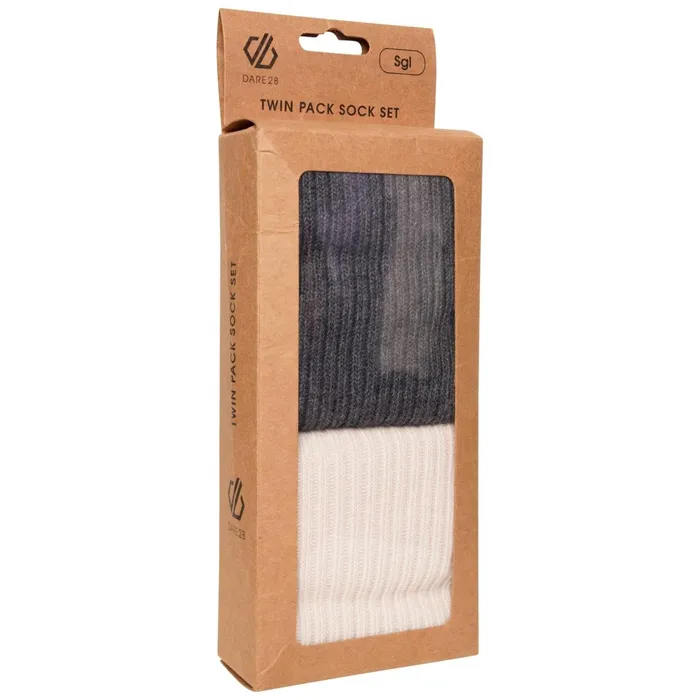 Dare 2b Socks At Ease Socks Set Barley White Charcoal Grey 8211 Women
