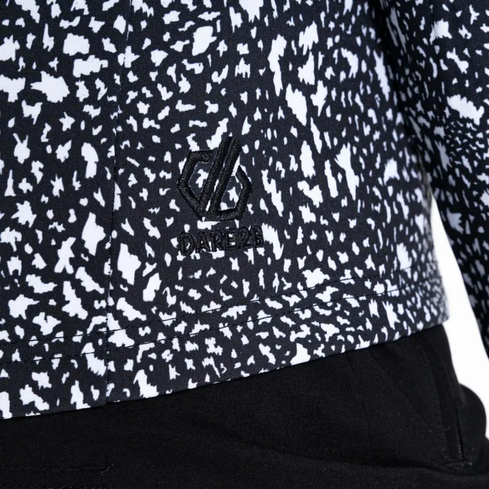 Dare 2b Softshell Jackets Far Out Softshell Jacket Black White Dot Print 8211 Women