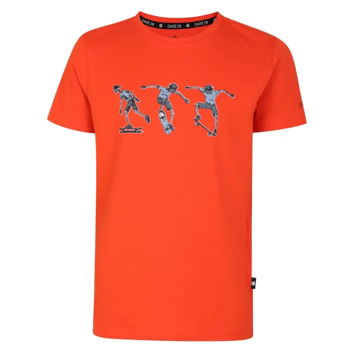Dare 2b TShirts and Tops Go Beyond Graphic Tee Burnt Salmon 8211 Kids