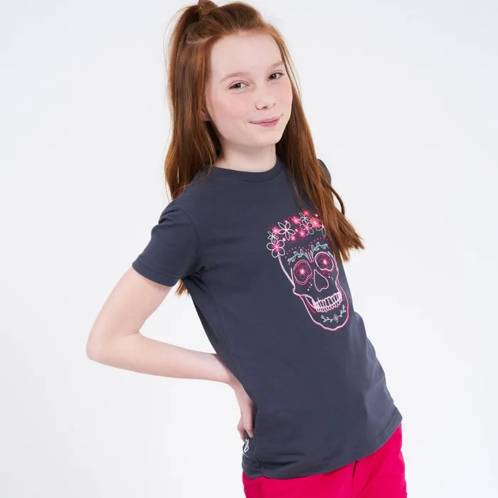 Dare 2b TShirts and Tops Go Beyond Graphic Tee Ebony Grey 8211 Kids