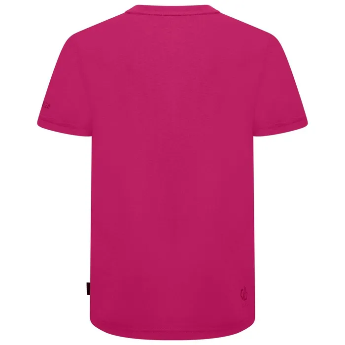 Dare 2b TShirts and Tops Go Beyond Graphic Tee Fuchsia Marl 8211 Kids