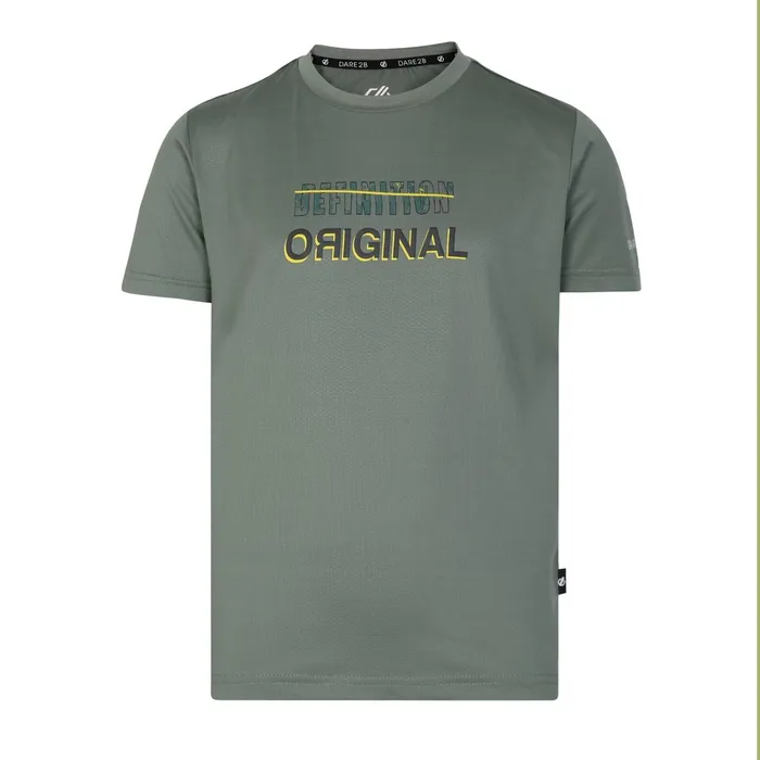 Dare 2b TShirts and Tops Rightful Recycled Graphic Tee Agave Green 8211 Kids