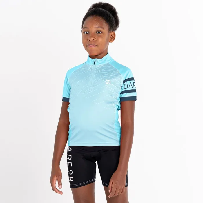 Dare 2b TShirts and Tops Speed Up Cycling Jersey Sea Jet Blue 8211 Kids