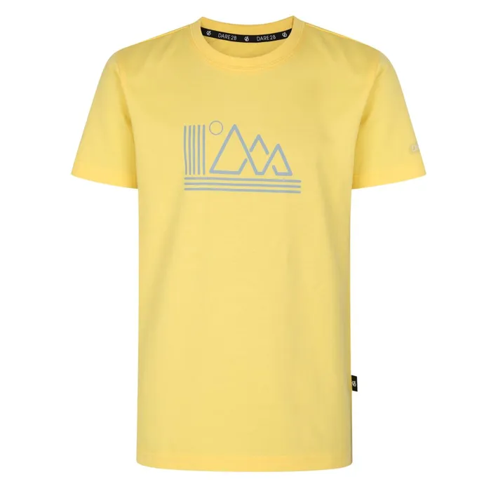 Dare 2b TShirts and Tops Trailblazer Graphic TShirt Electric Yellow 8211 Kids