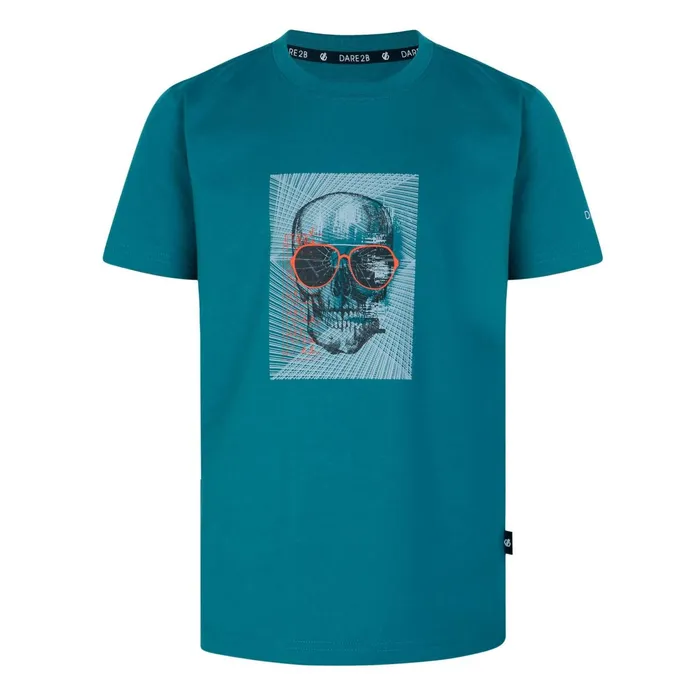 Dare 2b TShirts and Tops Trailblazer Graphic TShirt Fortune Green 8211 Kids