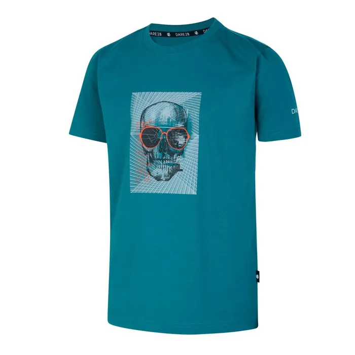 Dare 2b TShirts and Tops Trailblazer Graphic TShirt Fortune Green 8211 Kids