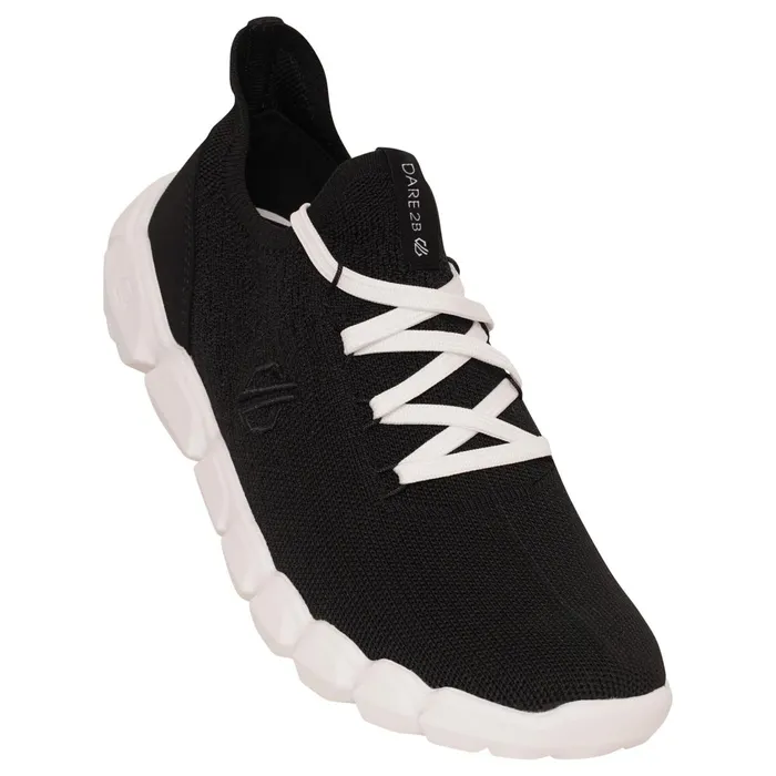 Dare 2b Trainers HexAt Recycled Knit Trainers Black White 8211 Women