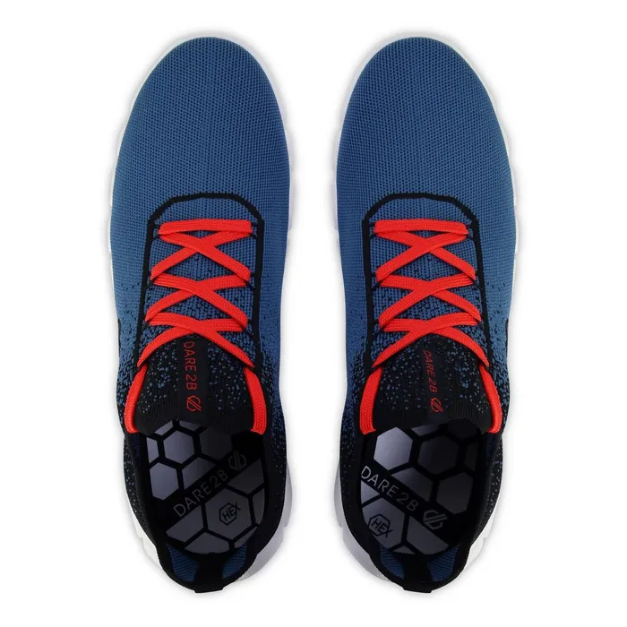 Dare 2b Trainers HexAt Recycled Trainers Stellar Blue Burnt Salmon 8211 Men