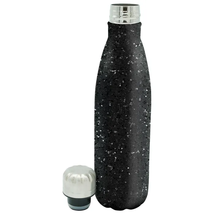 Dare 2b Water Bottles Metal Glitter Drinks Bottle Black 8211 Women