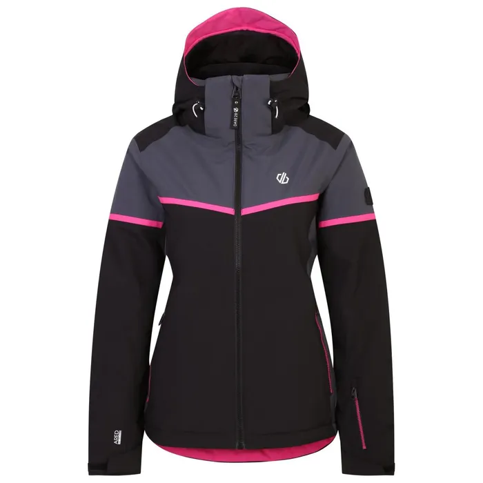 Dare 2b Waterproof Jackets Carving Ski Jacket Black Ebony Grey 8211 Women