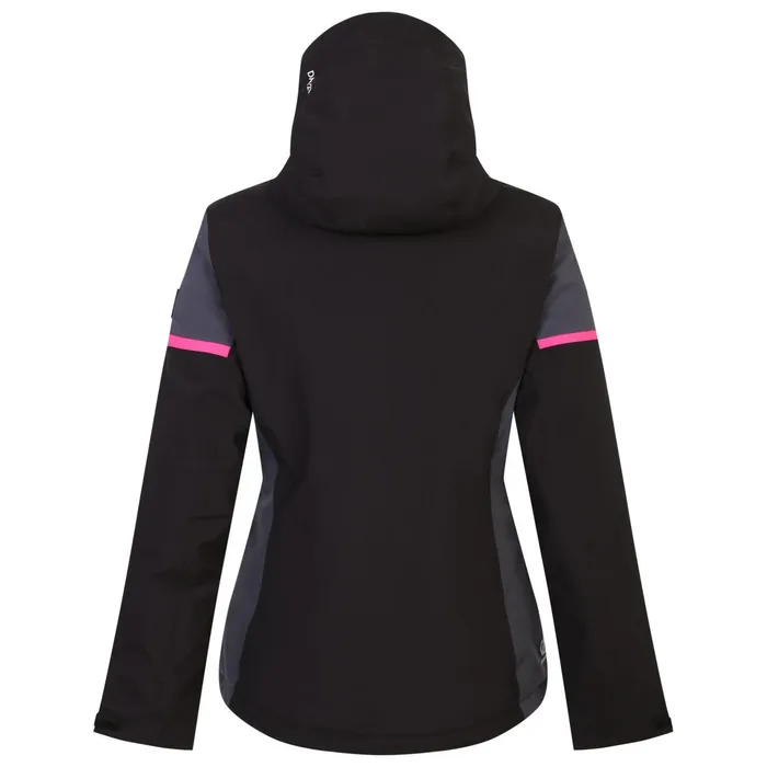 Dare 2b Waterproof Jackets Carving Ski Jacket Black Ebony Grey 8211 Women