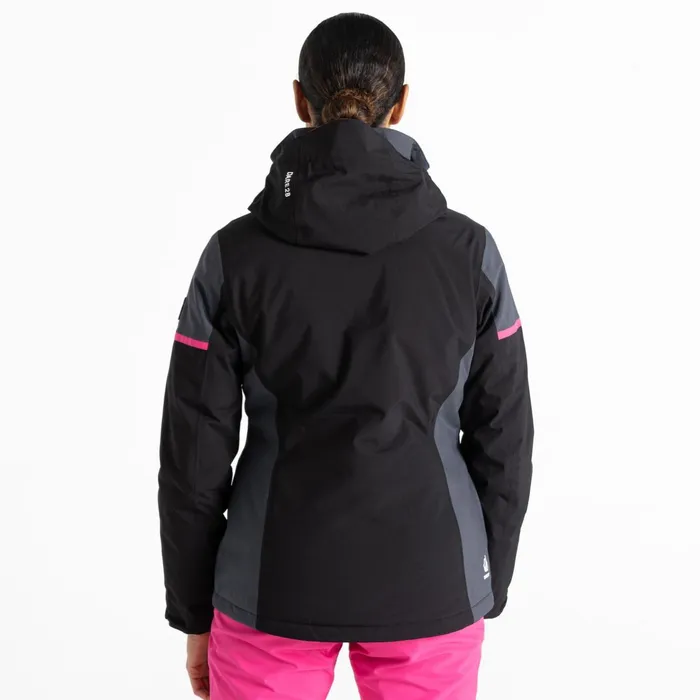 Dare 2b Waterproof Jackets Carving Ski Jacket Black Ebony Grey 8211 Women