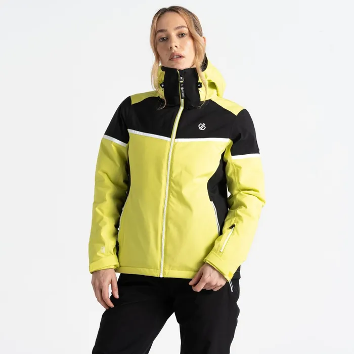 Dare 2b Waterproof Jackets Carving Ski Jacket Yellow Plum Black 8211 Women
