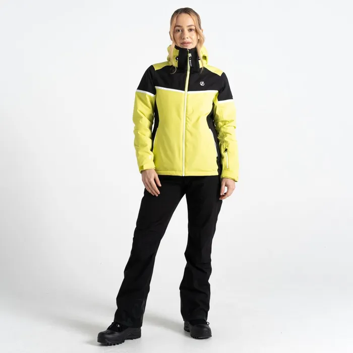 Dare 2b Waterproof Jackets Carving Ski Jacket Yellow Plum Black 8211 Women