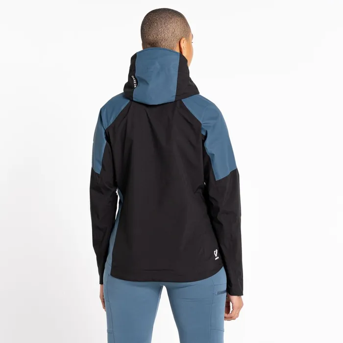 Dare 2b Waterproof Jackets Checkpoint Iii Recycled Waterproof Jacket Black Orion Grey 8211 Women