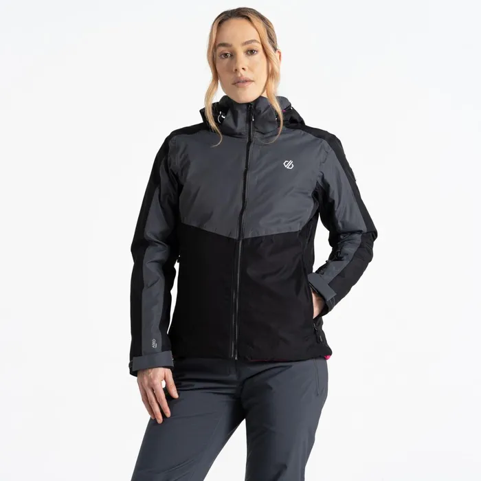 Dare 2b Waterproof Jackets Climatise Ski Jacket Ebony Grey Black 8211 Women