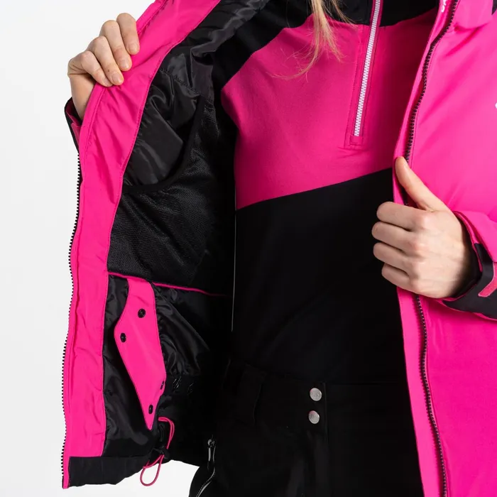 Dare 2b Waterproof Jackets Climatise Ski Jacket Pure Pink Red 8211 Women