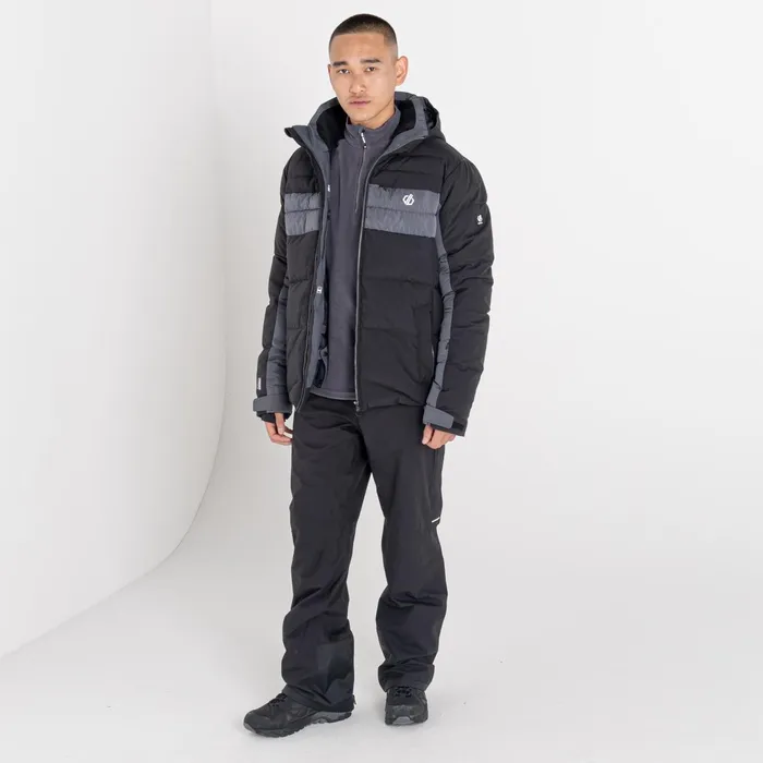 Dare 2b Waterproof Jackets Denote Recycled Ski Jacket Black Ebony Grey 8211 Men Dare 2b Waterproof Jackets Denote Recycled Ski Jacket Black Ebony Grey 8211 Men