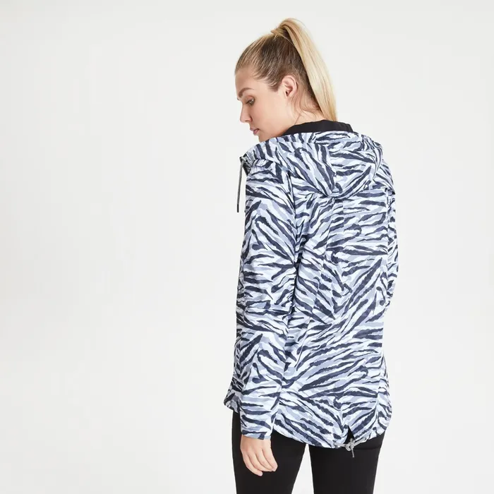 Dare 2b Waterproof Jackets Deviation Ii Lightweight Jacket Black White Zebra Print 8211 Women
