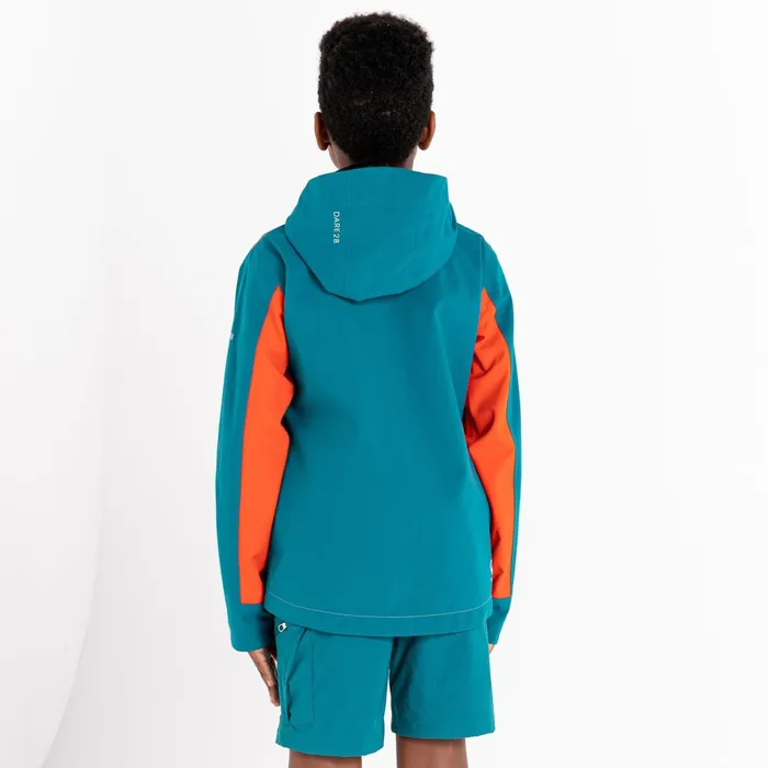 Dare 2b Waterproof Jackets Explore Waterproof Jacket Fortune Green Trail Blaze 8211 Kids