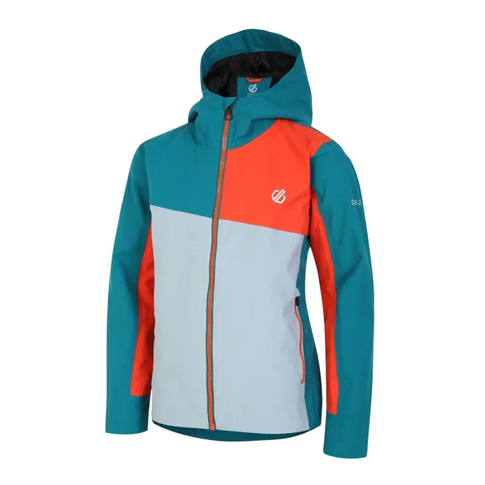 Dare 2b Waterproof Jackets Explore Waterproof Jacket Fortune Green Trail Blaze 8211 Kids