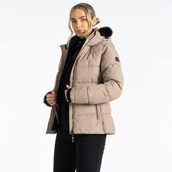 Dare 2b Waterproof Jackets Glamourize Iv Ski Jacket Clay 8211 Women