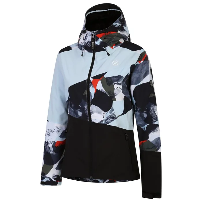 Dare 2b Waterproof Jackets Ice Ski Jacket Lichen Green Abstract 8211 Women