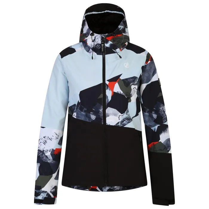 Dare 2b Waterproof Jackets Ice Ski Jacket Lichen Green Abstract 8211 Women