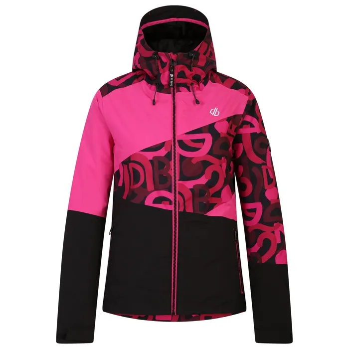 Dare 2b Waterproof Jackets Ice Ski Jacket Pink Graffiti Print 8211 Women