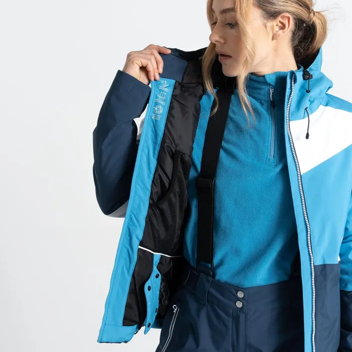 Dare 2b Waterproof Jackets Ice Ski Jacket Swedish Blue Moonlight Denim 8211 Women